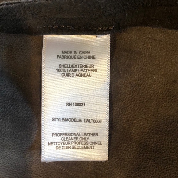 NWOT FRAME Dark  Brown Suede Leather Skirt SZ 29 - Picture 16 of 16